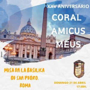 XXV Aniversario Misa @ Basílica de San Pedro
